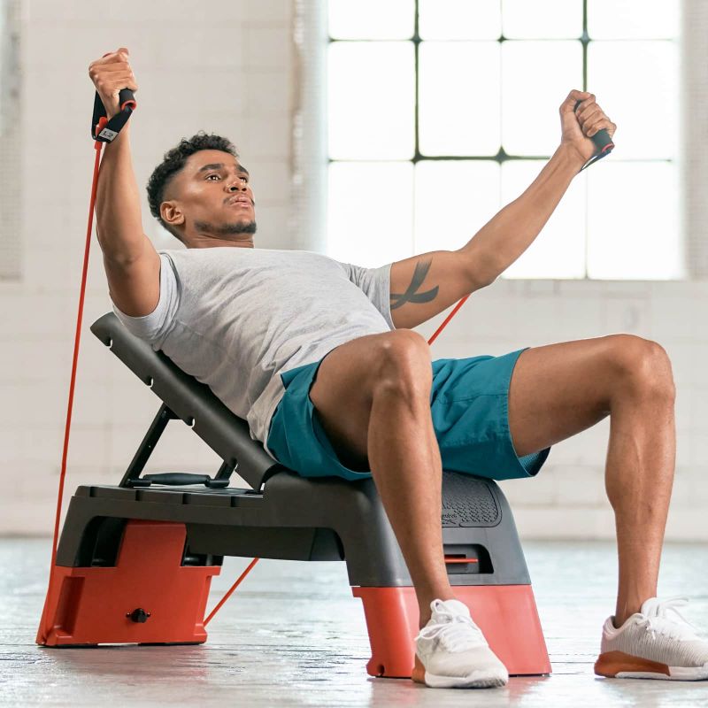 Reebok Adjustable Step with Bench Function RAP-15170RD Edzőfelszerelés