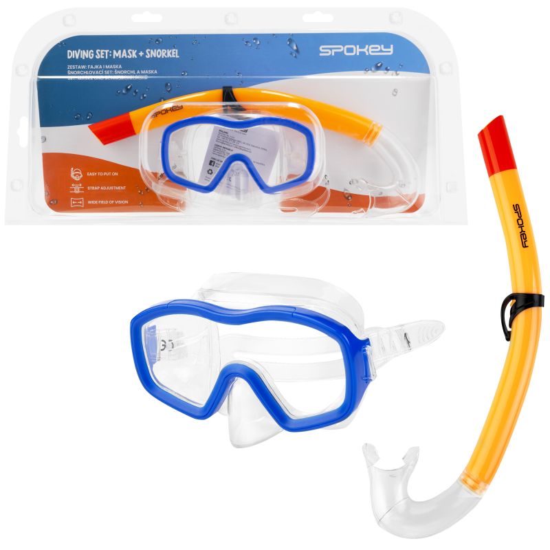 Spokey CELEBES SPK-928107 diving set: mask + snorkel Úszás kiegészítő