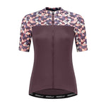Rogelli ESSENTIAL GRAPHIC t-shirt burgundy- korall póló