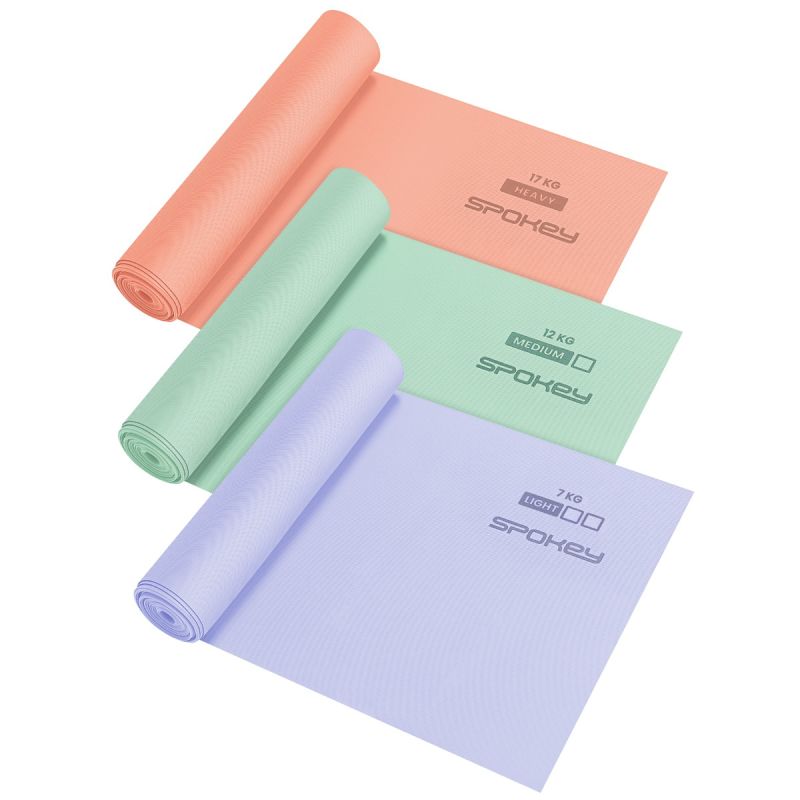 Spokey Set of 3 RIBBON TEX SET fitness bands Kiegészítő