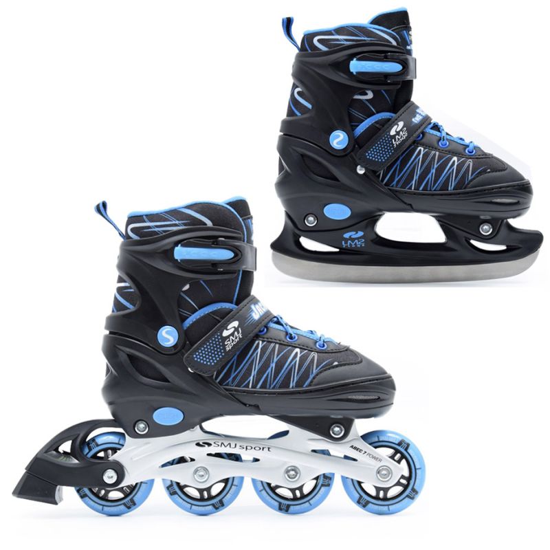 SMJ UT 103 Jack 2in1 Rollerblades fekete görkorcsolya
