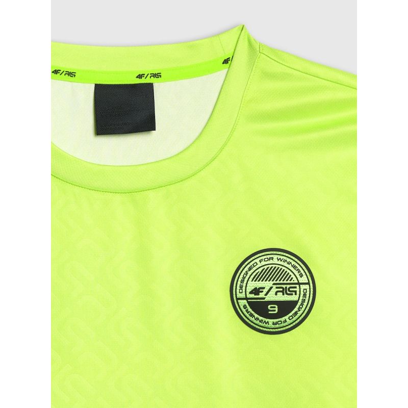 4F Men's quick-drying T-shirt with print x Robert Lewandowski póló RL9SAW25TTSHM3358-45N