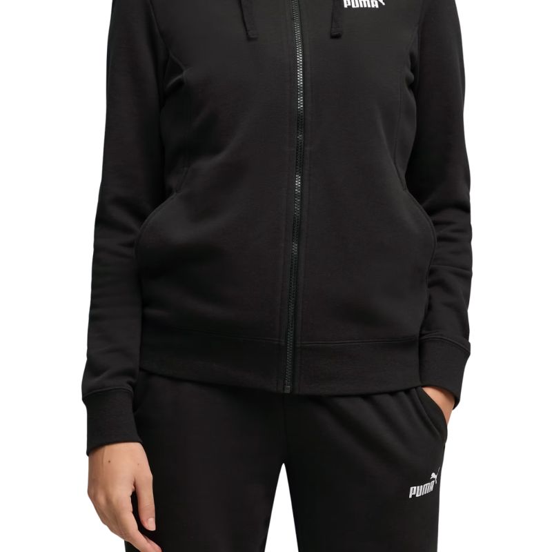 Puma Hodded Sweat Suit Women's Tracksuit Black 691902