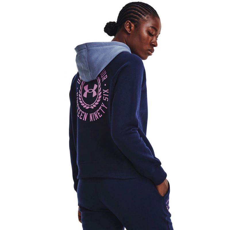 Under Armour Armor Rival Fleece CB Hoodie W 1373031 410 Pulóver