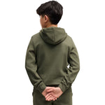 Puma ESS Small No. 1 Logo Centered Hoodie for Kids 692976 khaki gyerek kapucnis pulóver 69297686