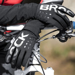 Rockbros cycling gloves, insulated, long, size: - black and gray szürke kesztyű