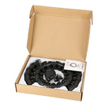 HMS HHW01 hula hoop with studs and weight, black fekete póló 17-44-521