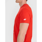 Men's regular t-shirt with volleyball print 4F 4FRAW25TTSHM3236-62S 3xl póló