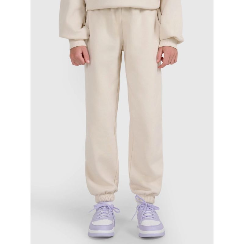 Girls' jogger sweatpants 4F 4FJRAW25TTROF1473-54S