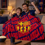 FC Barcelona blanket premium quality blanket granatowy takaró 125401
