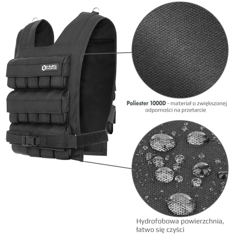 HMS 30kg Cordura KTO30 Weighted Training Vest mellény 17-62-211