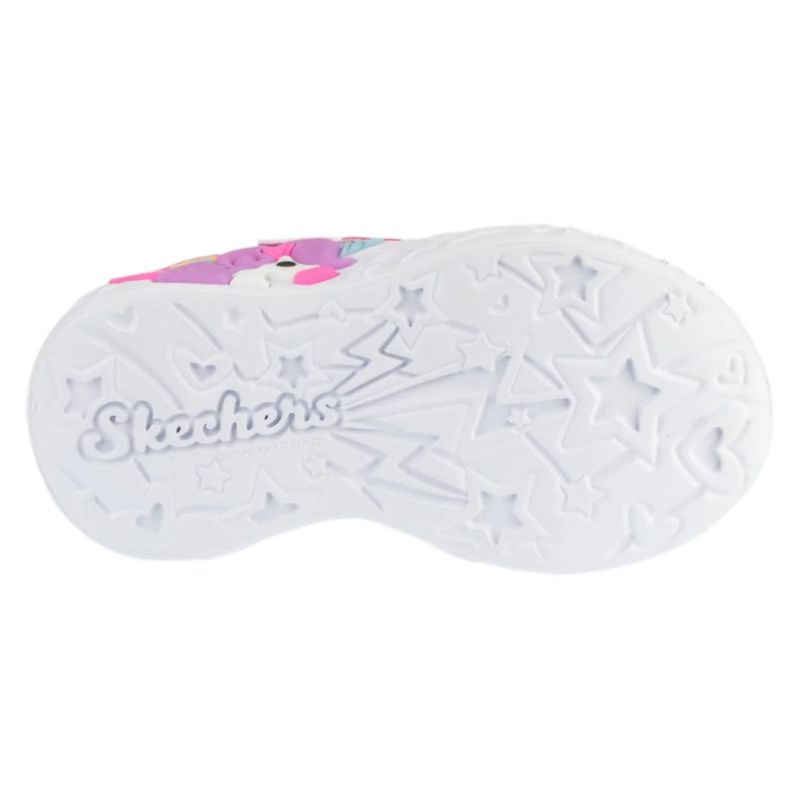 Skechers Unicorn Charmer – Lil Heart Sparkles Pink rózsaszín gyerek utcai cipő 303064N-PKMT