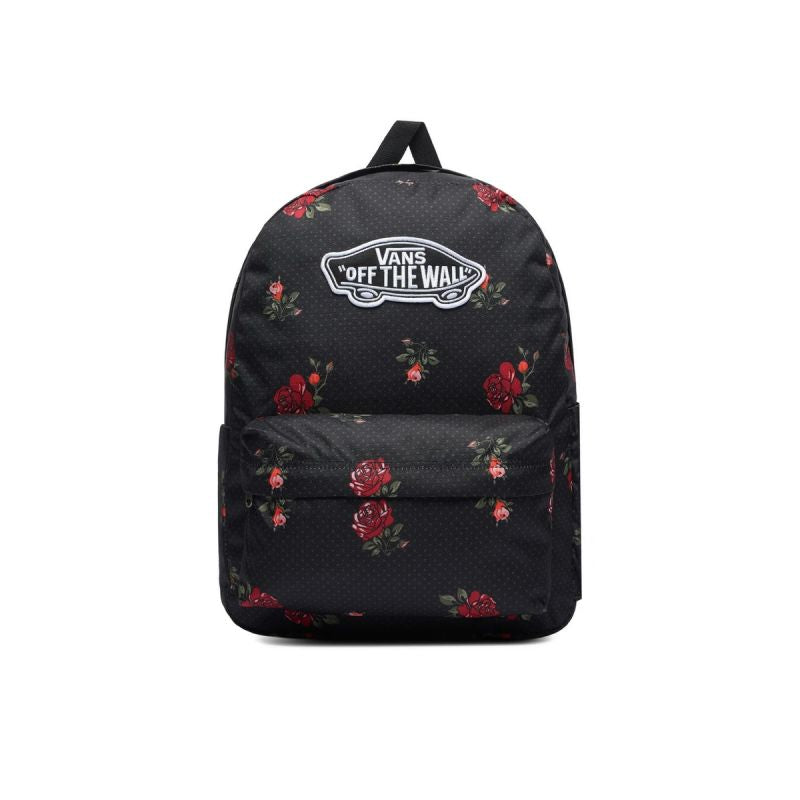 Vans Old Skool Classic Backpack – Black with Roses 22L fekete hátizsák VN000H4YBRR1
