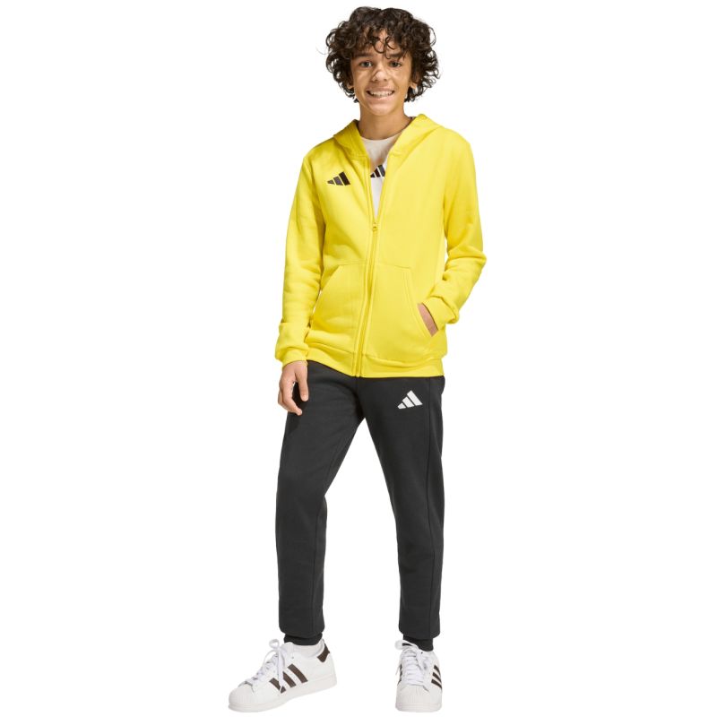 Adidas Entrada 26 Full Zip Hoodie Yellow sárga pulóver