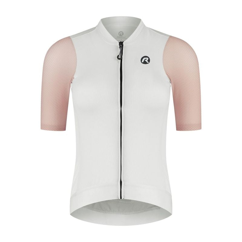 Rogelli FAST Women's Cycling Jersey, Sand Pink, rózsaszín női kerékpáros ruha SIRC2010006.198.L