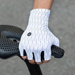 Rockbros Road Cycling Gloves Size: - White/Black fekete kesztyű