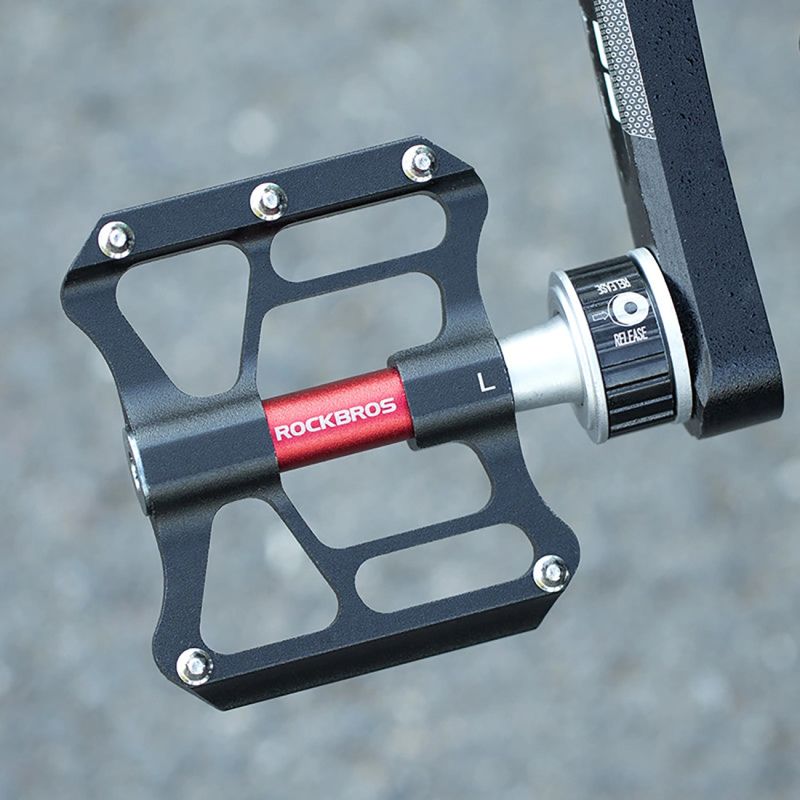 Rockbros Detachable Quick Release Bicycle Pedals - Black
