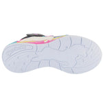 Skechers S-Lights: Unicorn Chaser – Jumping Magic Black, fekete utcai cipő 303302L-BKMT