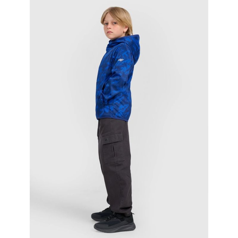 Softshell jacket, windproof membrane 5000, boys 4F 4FJRAW25TSOFM508-90A kabát
