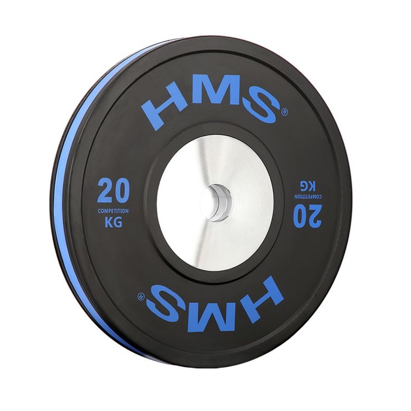 HMS BTBR Set Olympic Bumper Plates - 2x (10kg, 15kg, 20kg, 25kg) BTBR SET súlyzó készlet 17-61-007