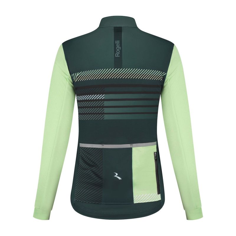 Rogelli women's sweatshirt STRYDE zöld kerékpáros ruha SIRC2010012.490.L