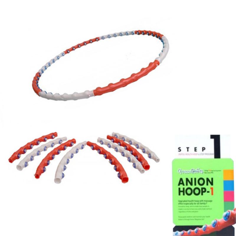 Meteor Hula hop ANION fehér training equipment