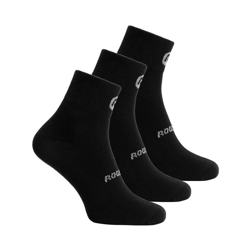 Rogelli CORE socks black 3-pack fekete zokni