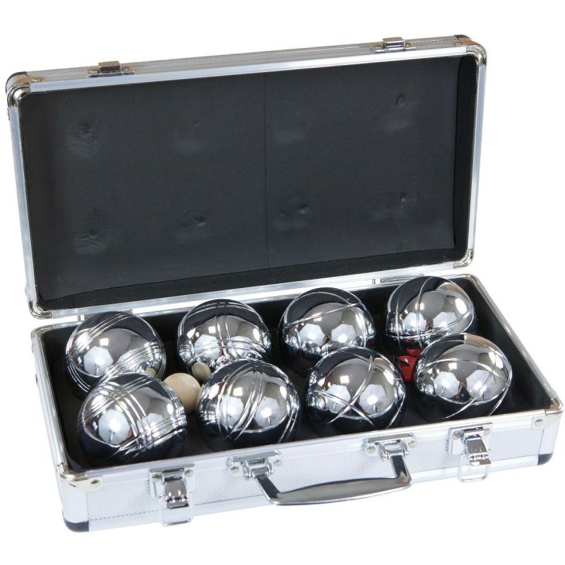 8-Piece Petanque Balls - Boule Petanque Aluminum Suitcase Enero