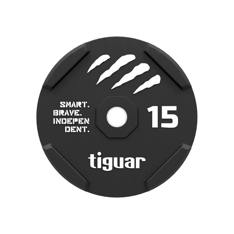 Tiguar bumper rubber black 15 kg fekete kiegészítő TI-WBRB01500