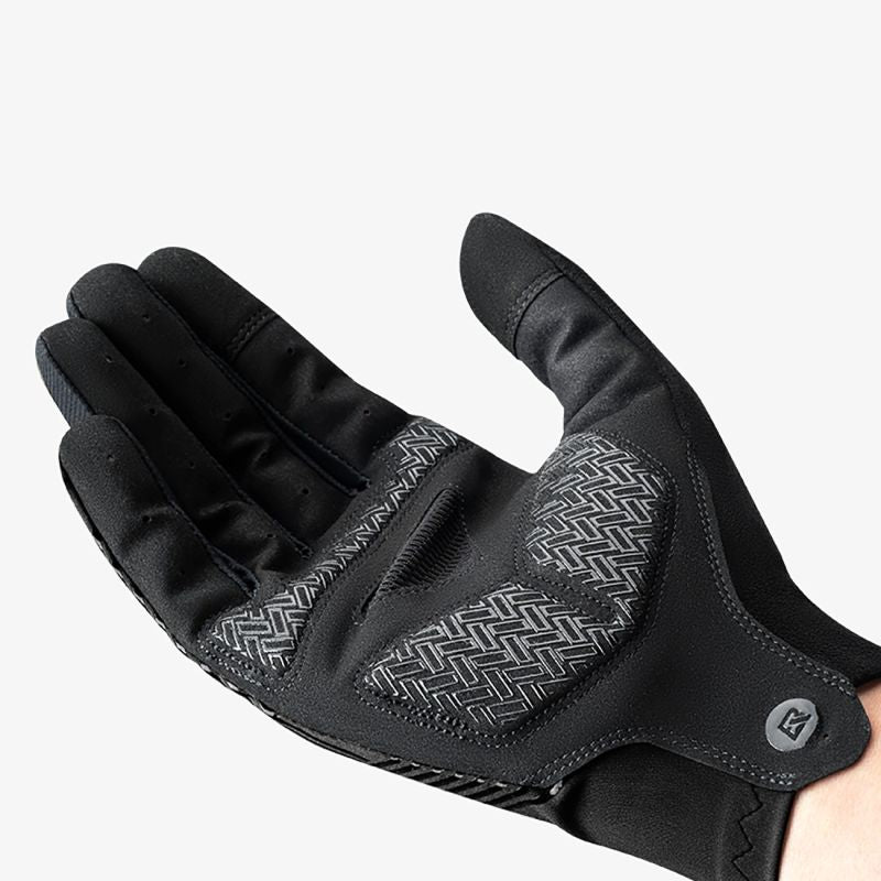 Rockbros cycling gloves spring/summer/autumn, full, size: XL - black czarny \ xl kesztyű
