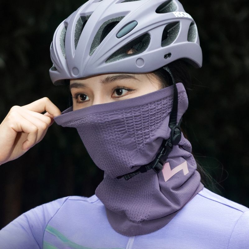 Rockbros LFA23 TVI Women's Knitted Bicycle Neck Warmer - Purple fioletowy kötött sapka 11250008001-211679