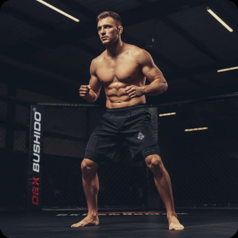 DBX Bushido Black MMA with Leggings fekete short