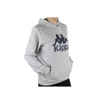 Kappa Taino Kids Hoodie Junior szürke kapucnis pulóver 705322J-18M