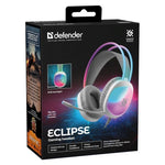 Defender Eclipse RGB Headphones with Microphone White