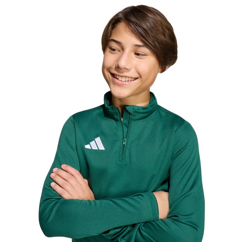 adidas Entrada 26 Training Top green kids sweatshirt KE9825 104cm kapucnis pulóver