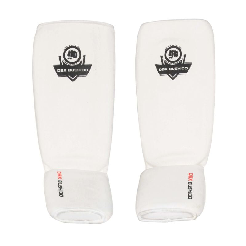 DBX Bushido Flexible Shin Guards - Shinrage White fehér protectors and knee pads
