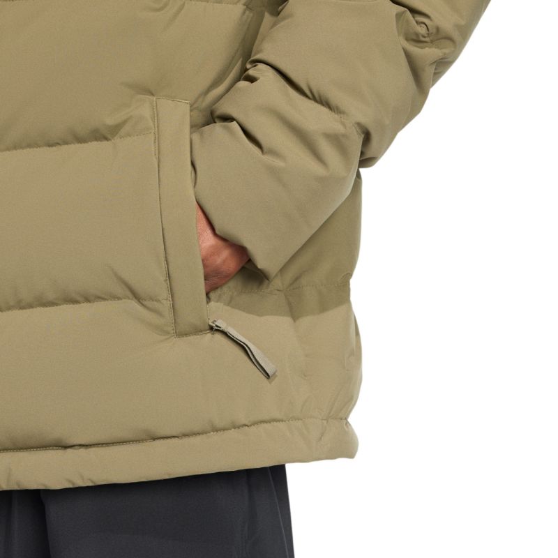 adidas Men's Helionic Climawarm Hoodie Jacket Olive JX0580 General