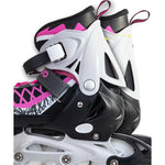 Enero Pro Roller Skates-Roller Skates-Ice Skating 4in1 Led 34-37 Pink-Gray szürke skates, roller skates