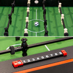 Enero Pro 3-in-1 ROTARY GAME TABLE BILLIARDS TABLE FOOTBALL AIR HOOK-UP .5x85.3CM BLACK fekete table games, tables