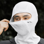 Rockbros fleece cycling balaclava - white biały balaclavas