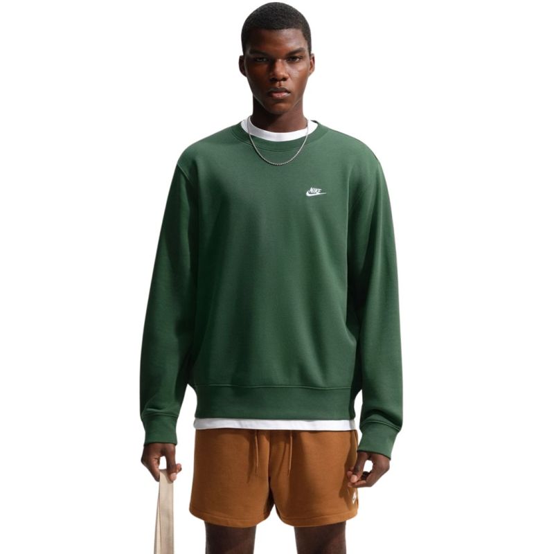 Nike Club BB men's sweatshirt green 323 zöld pulóver 160887S
