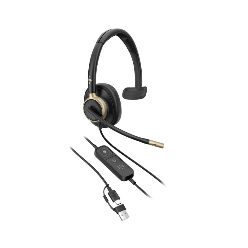 HP Poly Mission 815 Monaural USB Wired Headset