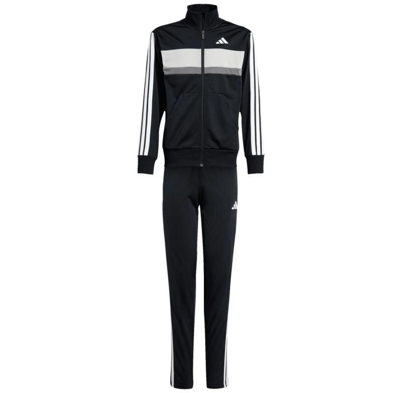 adidas Seasonal Essentials Tiberio 3-Stripes Tricot Jr Tracksuit JY0509 edzőruha