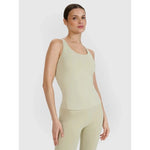 Women's quick-drying slim yoga and pilates top 4F 4FWSS25TFSLF428-42S