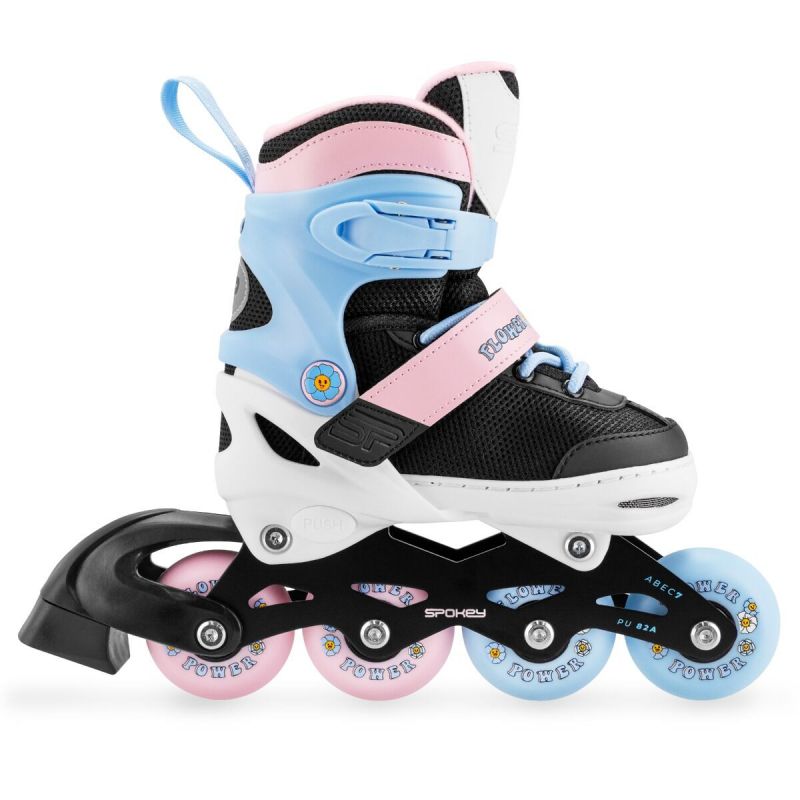 Spokey Joy Jr Roller Skates SPK-942278 size 27-30 GN/BL Szabadidő kiegészítő