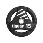 Tiguar PU Olympic plate 15 kg fekete kiegészítő TI-WTPU01500