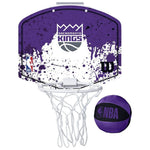 Wilson NBA Team Sacramento Kings Mini Hoop Basketball Backboard WTBA1302SAC lila kosárlabda