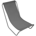 Enero Foldable Garden And Beach Chair And Bag Grey Camp szürke deckchairs, bags