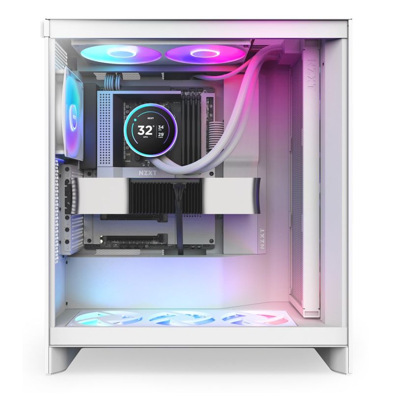 NZXT Kraken Elite 420 RGB Processor All-in-One Liquid Cooler 14cm 1 pc. fehér futócipő