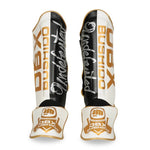 DBX Bushido Shin Guards - Undefeated fekete protectors and knee pads